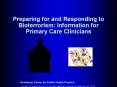 Preparing%20for%20and%20Responding%20to%20Bioterrorism:%20Information%20for%20Primary%20Care%20Clinicians PowerPoint PPT Presentation