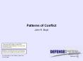 Patterns of Conflict PowerPoint PPT Presentation