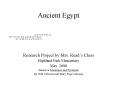 Ancient Egypt PowerPoint PPT Presentation