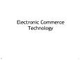 Electronic Commerce Technology PowerPoint PPT Presentation