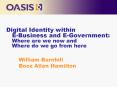 Digital Identity within E-Business and E-Government: Where are we now and Where do we go from here PowerPoint PPT Presentation