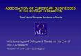ASSOCIATION OF EUROPEAN BUSINESSES IN THE RUSSIAN FEDERATION The Voice of European Business in Russi PowerPoint PPT Presentation