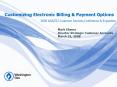 Customizing Electronic Billing PowerPoint PPT Presentation