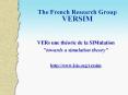 The%20French%20Research%20Group%20VERSIM PowerPoint PPT Presentation