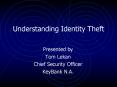 Understanding Identity Theft PowerPoint PPT Presentation