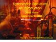 Synchrotron Radiation: an Introduction PowerPoint PPT Presentation