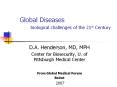 Global Diseases    biological challenges of the 21st Century PowerPoint PPT Presentation