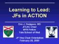 Learning to Lead: JFs in ACTION PowerPoint PPT Presentation