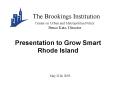 Presentation to Grow Smart Rhode Island PowerPoint PPT Presentation