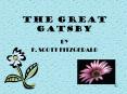 THE GREAT GATSBY PowerPoint PPT Presentation