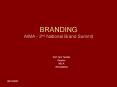 BRANDING AIMA 2nd National Brand Summit PowerPoint PPT Presentation