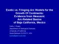 Exotic vs' Fringing Arc Models for the Growth Of Continents: Evidence from Mesozoic ArcRelated Basin PowerPoint PPT Presentation