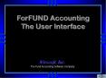 ForFUND Accounting PowerPoint PPT Presentation