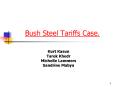 Bush Steel Tariffs Case' PowerPoint PPT Presentation