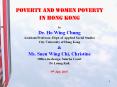 Poverty and Women Poverty PowerPoint PPT Presentation
