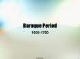 Baroque Period PowerPoint PPT Presentation