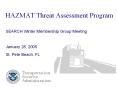 HAZMAT%20Threat%20Assessment%20Program PowerPoint PPT Presentation