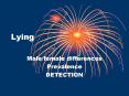 Lying PowerPoint PPT Presentation