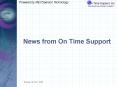 News from On Time Support PowerPoint PPT Presentation