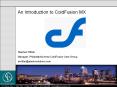 An Introduction to ColdFusion MX PowerPoint PPT Presentation