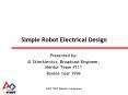Simple Robot Electrical Design PowerPoint PPT Presentation