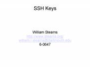 SSH Keys