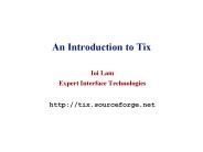 An Introduction to Tix