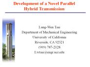 Development of a Novel Parallel Hybrid Transmission