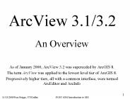 ArcView 3'13'2
