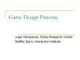 Game Design Patterns PowerPoint PPT Presentation