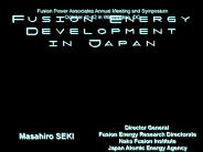 Fusion Energy Development in Japan