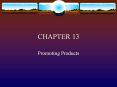 Promoting Products PowerPoint PPT Presentation