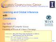Learning and Global Inference with Constraints PowerPoint PPT Presentation