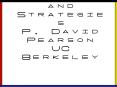 Reading Skills and Strategies P' David Pearson UC Berkeley PowerPoint PPT Presentation