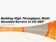 Building High Throughput, Multithreaded Servers in C