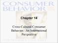 CrossCultural Consumer Behavior: An International Perspective PowerPoint PPT Presentation