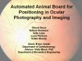 Automated Animal Board for Positioning in Ocular Photography and Imaging PowerPoint PPT Presentation