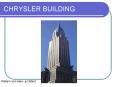 CHRYSLER BUILDING PowerPoint PPT Presentation