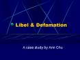 Libel PowerPoint PPT Presentation