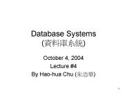 Database Systems