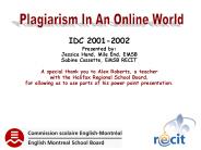 Plagiarism In An Online World