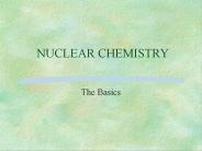NUCLEAR CHEMISTRY