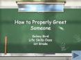 How to Properly Greet Someone PowerPoint PPT Presentation