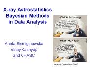 Xray Astrostatistics Bayesian Methods in Data Analysis