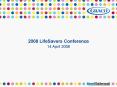2008 LifeSavers Conference PowerPoint PPT Presentation