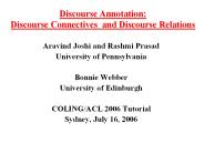 Discourse Annotation: Discourse Connectives and Discourse Relations