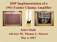 DSP%20Implementation%20of%20a%201961%20Fender%20Champ%20Amplifier PowerPoint PPT Presentation