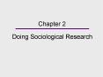 Doing Sociological Research PowerPoint PPT Presentation