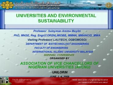 Faculty of Engineering