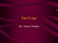 Part II tips PowerPoint PPT Presentation
